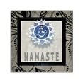 thumbnail image 2 of LightBoxJournal 20x20 Gold Ornate Wood Framed with Double Matting Museum Art Print Titled - Chakras Yoga Tile Namaste V2, 2 of 4