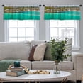 thumbnail image 5 of LALILO Kitchen Curtain Valance Baby Animals Nursery Children Rod Pocket Window Curtain 52"x 18" Set of 2, 5 of 7