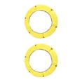 thumbnail image 1 of Almohadilla de repuesto Eigraketly para trampolín Acolchado de seguridad Cubierta de resorte Amarillo 1,5 m 2piezas, 1 of 1