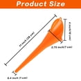 thumbnail image 2 of Oil Funnel 3-Pack, Multi Function Plastic Long Neck Oil Funnel - for All Automotive Oils Lubricants Engine Oils Water Diesel Fuel Kerosene(Orange&Red&Black), 2 of 7