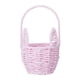 thumbnail image 1 of Cesta de Pascua con forma de conejito, cesta de flores con asa, vacía, decoración de Pascua, huevo de Pascua Rosa, 1 of 9