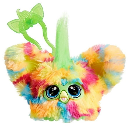 Furby Furblets Pix-Elle Gamer Mini Electronic Plush Toy for Girls & Boys, Easter Basket Stuffers, 6+