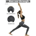 thumbnail image 6 of GustaveDesign High Waist Out Pocket Yoga Pants Tummy Control Leggings Power Stretch Athletic Pants Workout Running Sport Trousers "Gray, S", 6 of 10