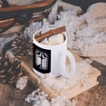 thumbnail image 5 of 3dRose, A black gothic cross with designs and ravens, 15oz Mug, 5 of 7