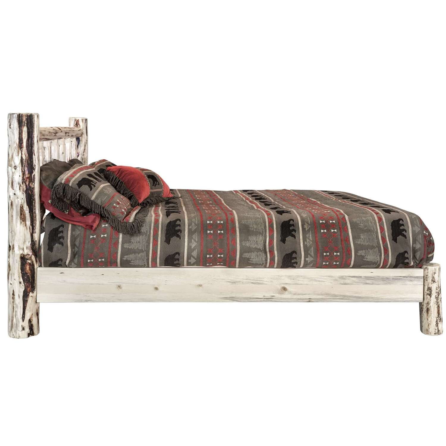 Montana Collection Full Platform Bed, Ready to Finish