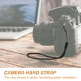 thumbnail image 4 of Uxcell Camera Wrist Strap Lanyards, Camera Hand Wristband Straps with Screw for Action Cameras 360 Selfie Stick Black 7.68 inch, 4 of 7