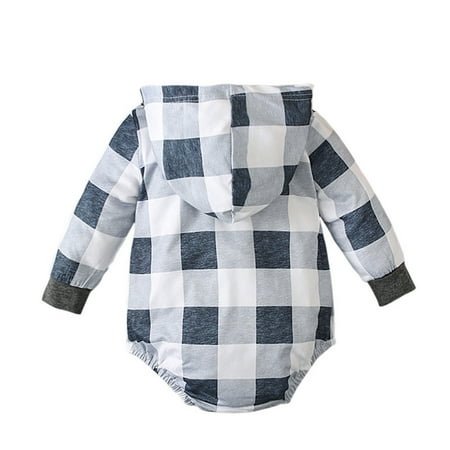 

Quealent Winter Rompers Baby Boy unisex-baby Long Sleeve Cotton Onesie Bodysuits Gray 18-24 Months
