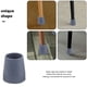 thumbnail image 4 of WORGEOUS 4 Uds. Puntas de goma antideslizantes para silla de ducha y bastón, cubiertas para pies de silla de baño, puntas de silla de ducha, puntas de goma de repuesto para Banco de ducha, 4 of 8