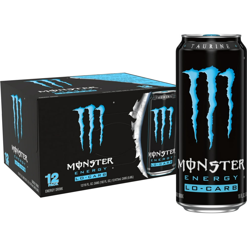 Monster Lo-Carb, 16 Fl Oz, 12 Pack - Walmart.com - Walmart.com