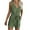 Army Green, variant on Staron Summer Rompers for Women Casual V Neck Sleeveless Button Front Tie Waist Shorts Jumpsuit with Pockets, Army Green XL