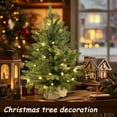 thumbnail image 3 of Artificial Norfolk Pine Tree - Faux Christmas Tree Potted Green for Front Porch Christmas Indoor Outdoor Decor for Entryway, Living Room, Office, Apartment, 3 of 5