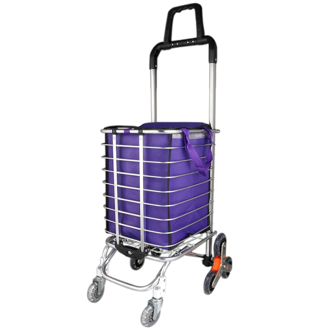 Color : B NDDDSD Shopping Cart Small Cart Folding Carts Portable Carts Household Climbing Stairs Shopping Carts for The Elderly Rolling Bag Cart