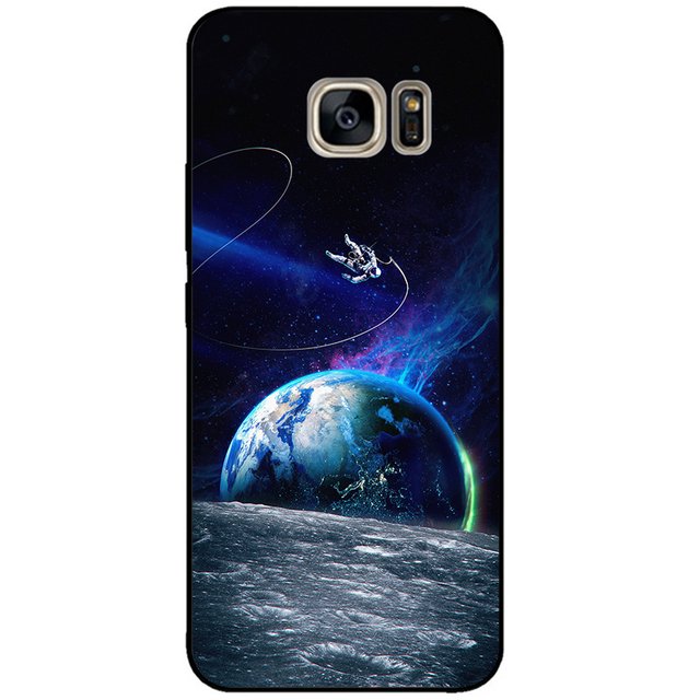 For Samsung Galaxy S7 Edge Silicone Case Cute Pattern Soft TPU Phone Cover For Samsung Galaxy S6 S7 S 7 Edge Back Cover Bumper