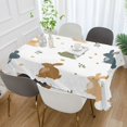 thumbnail image 2 of Yayeee Tablecloths 60" x 108" Rectangle Wrinkle Resistant Party Table Cover, Cartoon Bunnies, 2 of 8