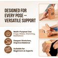 thumbnail image 4 of Cork Yoga Blocks 2 Pack &ndash; Eco-Friendly, Slip-Resistant, High-Density Support for Stability and Comfort, 4 of 8
