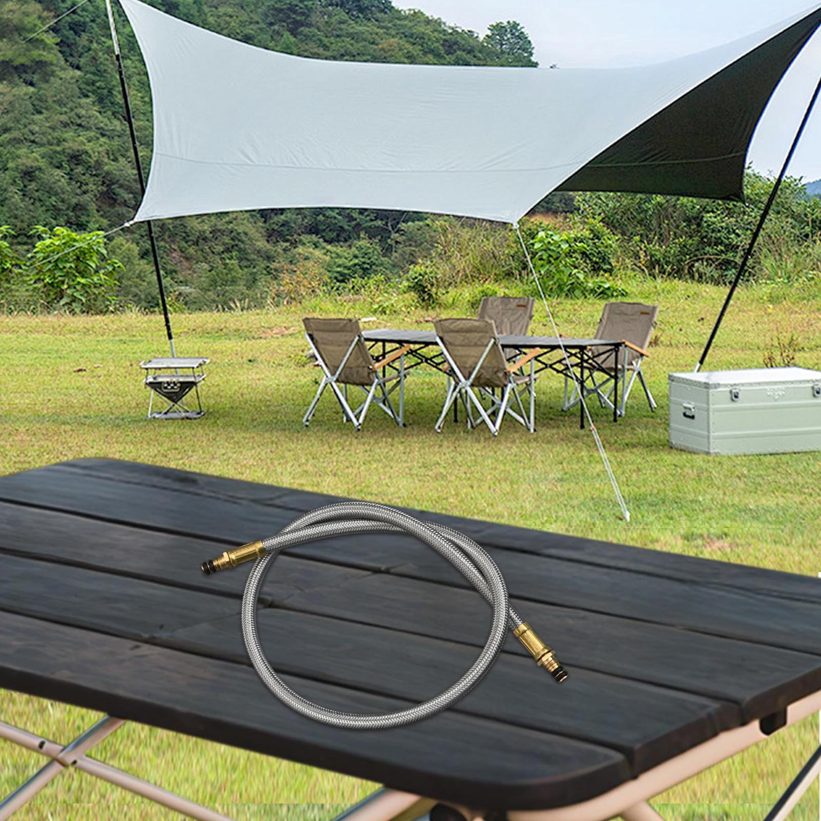 BCLONG 35 50cm Outdoor Camping Stove Extension Tube for Braided tube Hose Gas Tank