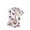 C322/White, variant on XIYON Girls Pajamas Set Kids Toddler Cartoon Print Sleepwear Button Up Top With Shorts Nightwear Loungewear Clothes Set Classic 3-4 Years