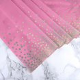 thumbnail image 3 of 137x274cm Gold Dot Confetti Table Cover Pink And Gold Party Tablecloth Pink Plastic Tableclothrectangular Table Cover, 3 of 3