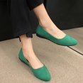 thumbnail image 2 of Xiaoxatg Women's Casual Shoes - Fashionable Solid Color Suede Stirrup Shoes for All-Day Comfort 7 Green, 2 of 9