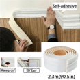 thumbnail image 2 of Wall Trim Line Skirting Border 3D Pattern Sticker Decoration Self Adhesive Waterproof Strip, 2 of 5