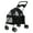 1 Set, variant on 3 in 1 Dog Stroller, Pet Stroller with Removable Carrier, Folding Puppy Stroller for Small Dogs with Wheels, All-Terrain Waterproof Dog Carrier with Sun Shade