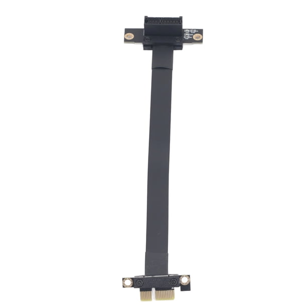PCI E 3.0 1x Adaptador de extensor, flexible y flexible de 90 Grados ángulo recto pci e 3.0 1x A 1x cable de extensión dorado contacto con pcb para tarjet de sonido