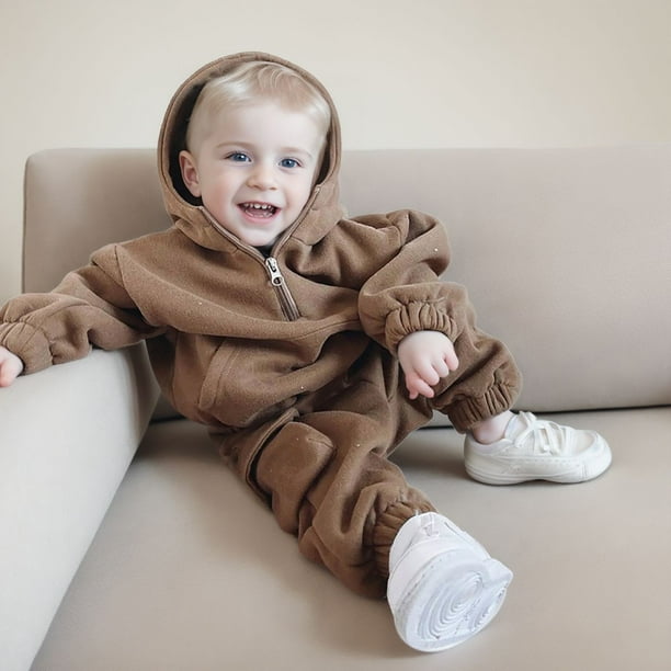 Gibobby Conjunto de ropa con capucha para nino pequenos sudaderas con capucha Tops y pantalones conjunto de 2 uds para ninos y trajes ropa para