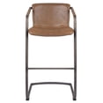 thumbnail image 2 of Indy Faux Leather Arm Bar Stool (Set of 2), Multiple Colors, 2 of 5