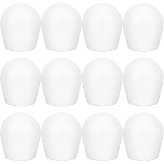 Foam Dummy Cakes for DIY Cake Decorating Practice and Gifts White 12Pcs