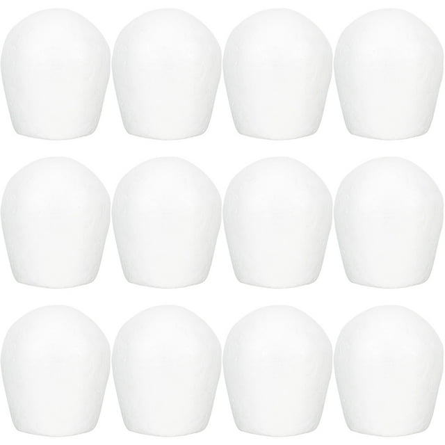 12Pack Artificial Cake For Decoration Practice Round White Foam Party Accessories Weddings Gatherings