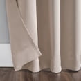 thumbnail image 5 of Sun Zero Brant Tab Top Energy Saving Blackout Window Curtain Panel, 40"X63", Gray, 5 of 9