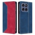 thumbnail image 2 of Leather For Motorola Edge 60 Fusion / Edge 60 6.7-inch Case , RFID Blocking,Flip Color blocking Wallet Leather Case With Card Holder Magnetic Closure Shockproof Kickstand Protective Phone Cases Cover, 2 of 9