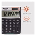 thumbnail image 4 of Victor 1000 Minidesk Calculator, Solar/, 8-Digit Lcd, 4 of 9