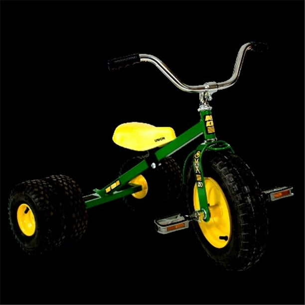Dirt King DK-251-DG Enfant Double Tricycle&44; Vert