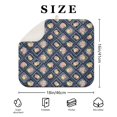 thumbnail image 4 of Pioneer Flower Floral Print Pattern Kitchen Dish Drying Mat 1 Pack, Ultra Absorbent Microfiber Drainer Mat, 16"x18", 4 of 6