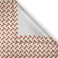 thumbnail image 5 of Ambesonne Abstract Grommet Curtain, Rounded Small Shapes, 50" x 84", Red Cream, 5 of 6