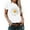 White, variant on XMMSWDLA Sunflower Graphic Shirt for Women Cute Flower Short Sleeve Ladies Tee Tops Teen Girls Casual T Shirt Tops for Women
