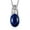 Blue1, variant on Natural Blue Lapis Lazuli Pendant Necklace for Women Dainty Jewelry Stainless Steel Chain Size 20" Christmas Birthday Gifts for Women
