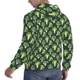 thumbnail image 6 of Sikiie Broccoli 3 Men's Hoodie, Essentials Hoodie, Sweatshirt, Pullover Hooded Sweatshirt for Men-Large, 6 of 7