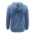 thumbnail image 5 of Classic Washed Minimalist Solid Color Hoodie Jacket Relaxed Fit Pullover For Men And Adults Casual Wear Oversized Pullover Long Sleeve Crewneck Casual Tops, 5 of 5