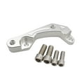 thumbnail image 2 of Soporte adaptador de pinza de para motocicleta, profesion, con tornillos de montaje, apto para x Reemplazo de piezas de , Plata, 2 of 8