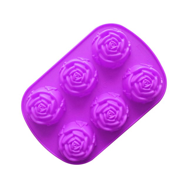 Silicone Fondant Molds Exquisite Rose DIY Handmade DIY Candle Resin Crafts Cake Decorating Tools for Kitchen Durable