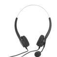 thumbnail image 2 of Call Center Headphone, Plug And Play Ergonomic Design Wired Soft Office Phone Headphone With Noise Reduction Microphone For Conference For Telemarketing, 2 of 8