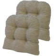 thumbnail image 4 of Klear Vu Tyson Non-Slip Universal Chair Pad Cushion Set, 15" x 15", Pack of 2 Seat Cushions, Navy, 4 of 5