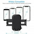 thumbnail image 5 of Mobile Phone Car Holder Mount UrbanX Windshield/Air Vent/Dashboard Cell Phone Holder for Car 360 Degree Rotation Universal Suction Mount Stand Compatible with Motorola Moto G Play (2021), 5 of 8
