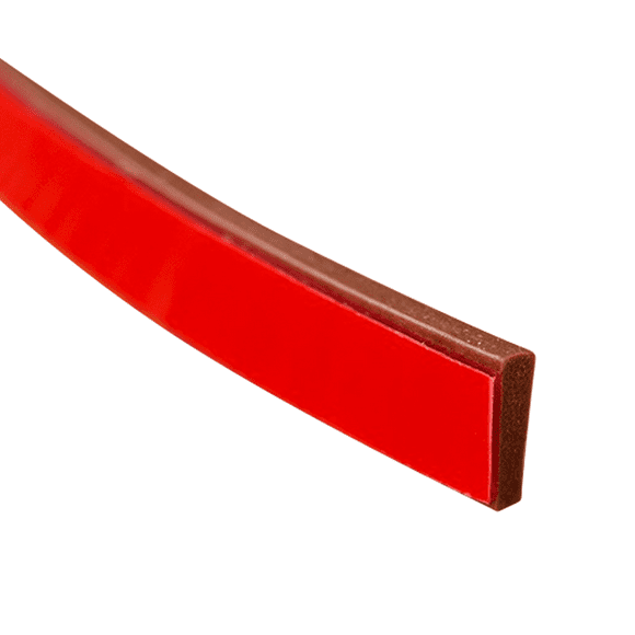 Silicone Rubber Weather Stripping for Doors and Windows, Longer Service Life Porous Sealing Strip