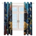 thumbnail image 3 of Ocean World Turtle Modern Window for Living Room Curtains for Child Bedroom Kitchen Decor Blinds Drapes, 3 of 7