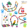 thumbnail image 1 of 10/13pcs Bird Toy Parrot Chew Toy Safe Swing Perch Stand For Budgies Parakeets, 1 of 1