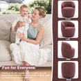 thumbnail image 6 of Antetek Small Swivel Chair, Club 360 Degree Swivel Barrel Chair, Modern Leisure Arm Chair for Nursery, Living Room, Hotel, Bedroom, Office, Lounge, Red, 6 of 14