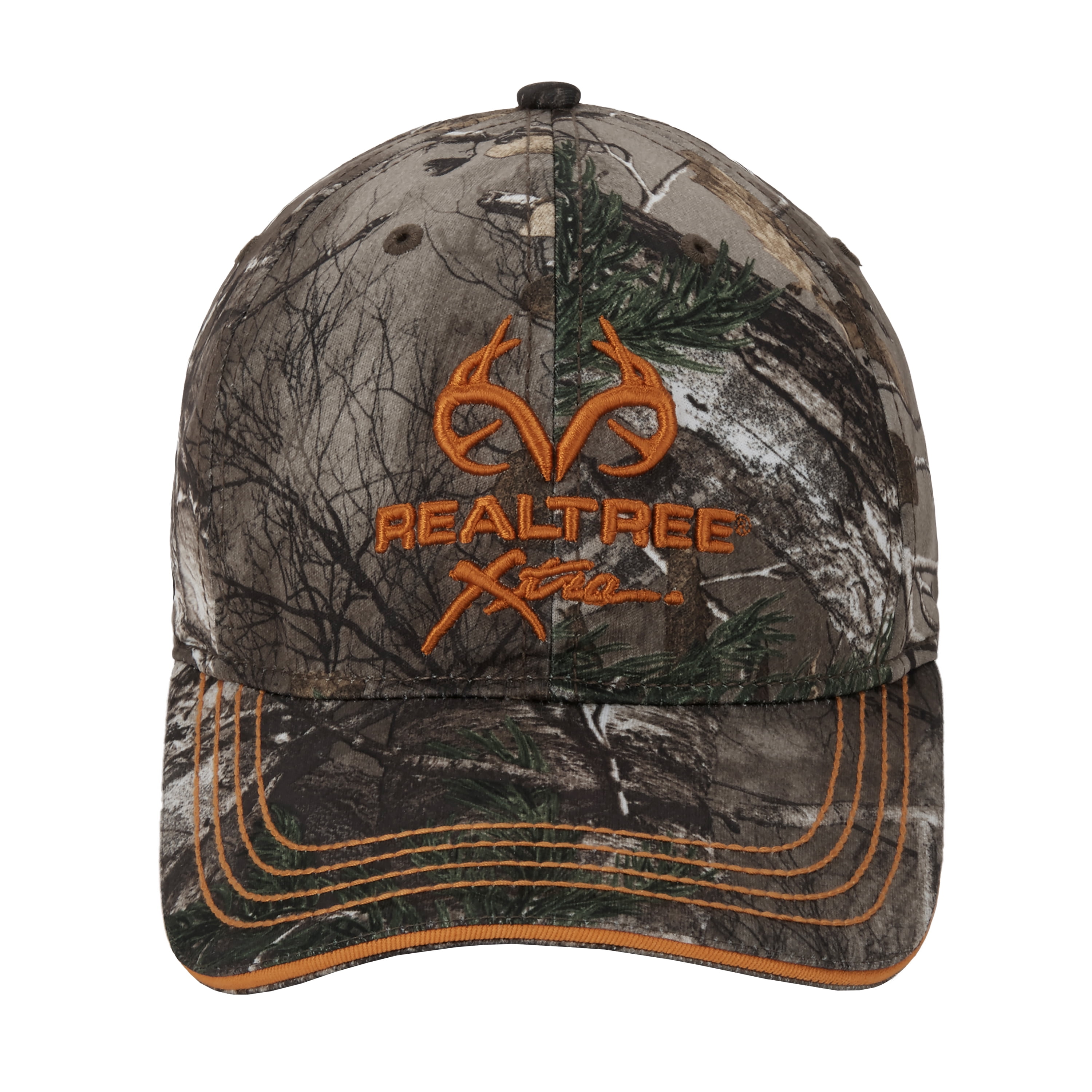 Real Tree Camo Trucker Hat Cap Flat or Curved Bill Mesh Snapback (RT Edge)